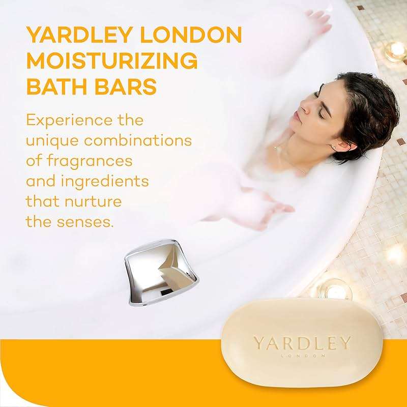 Yardley London Shea Buttermilk Sensitive Skin Naturally Moisturizing Bath Bar, 4.25 ounce - Image 6