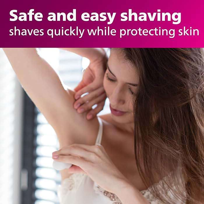 Philips SatinShave Essential Women’s Wet & Dry Electric Shaver for Legs & Body, Cordless, with Hypoallergenic Foil, HP6306/50 - Image 2