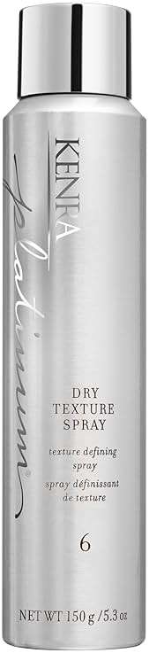 Kenra Platinum Dry Texture Spray 6 | Texture Defining Styler | Increases Texture & Fullness | Absorbs Oils & Impurities | Ultra-Lightweight, Non-Drying Formulation | All Hair Types - Image 1