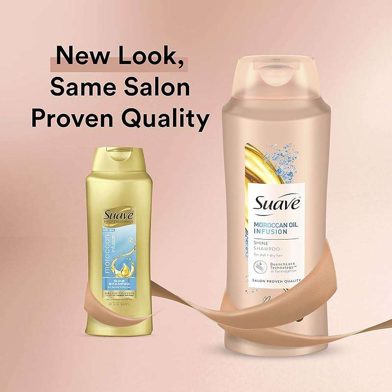 Suave Professionals Shine Shampoo Moroccan Infusion 28 Oz(Pack of 4) - Image 3