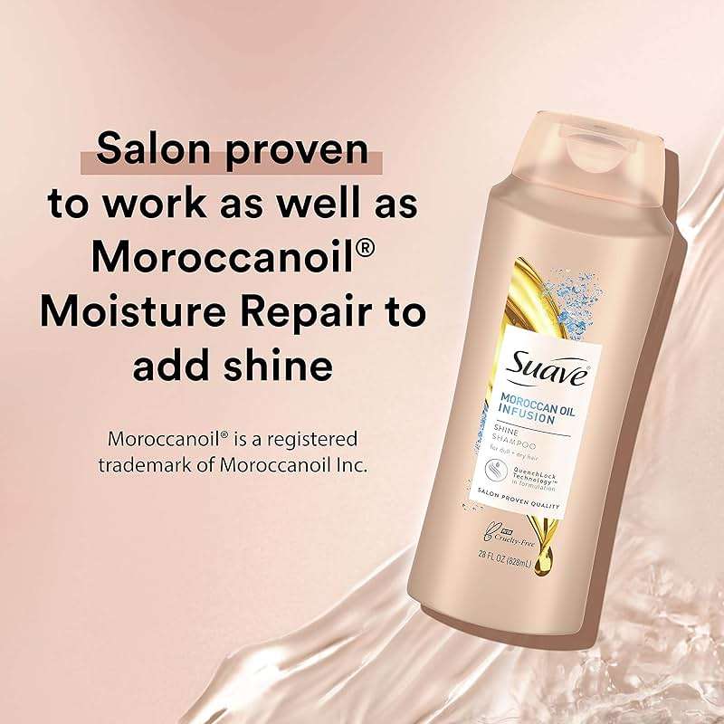 Suave Professionals Shine Shampoo Moroccan Infusion 28 Oz(Pack of 4) - Image 4