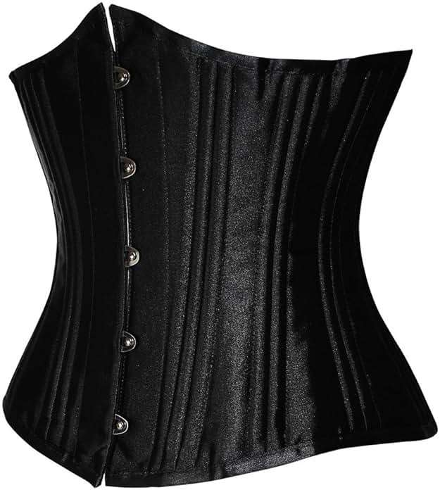 SHAPERX Women's Waist Training Corsets Underbust Heavy Duty 26 Steel Boned Hourglass Silhouette Body Shaper - Image 2