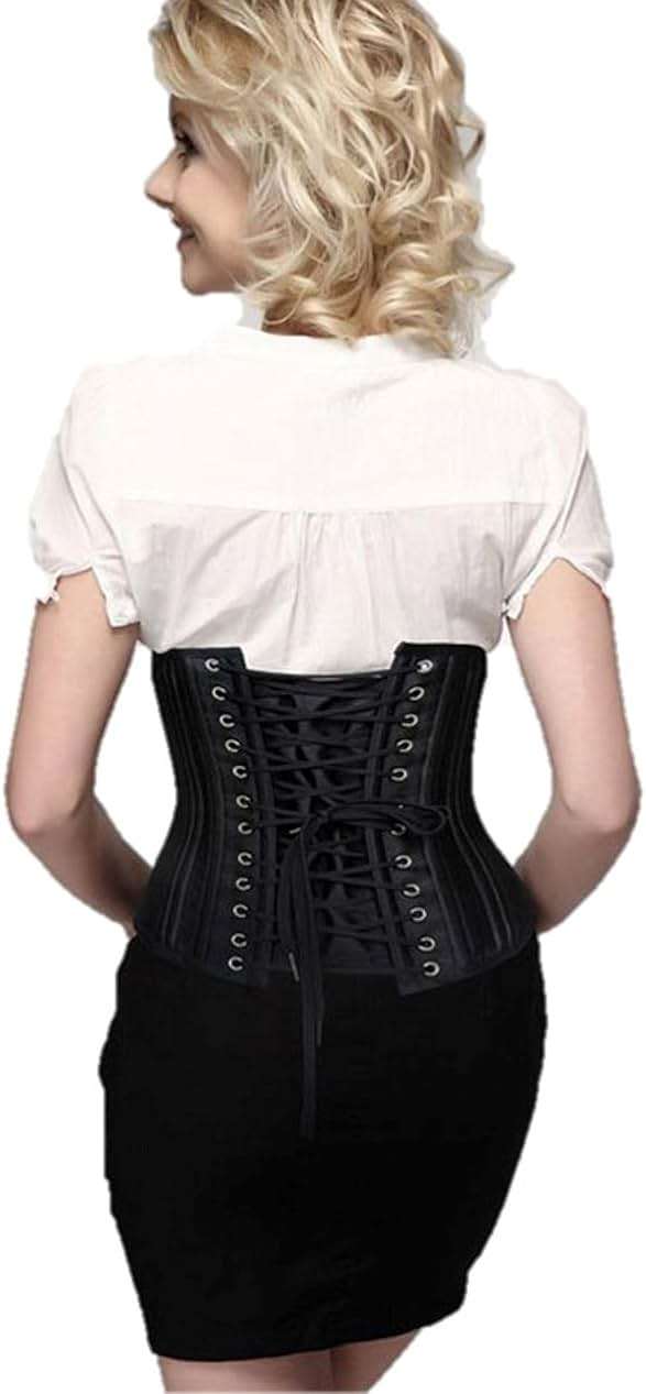 SHAPERX Women's Waist Training Corsets Underbust Heavy Duty 26 Steel Boned Hourglass Silhouette Body Shaper - Image 5