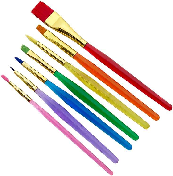 Cra-Z-Art Artist Brushes, Assorted Sizes Blist Carded, 7 Count - Image 3