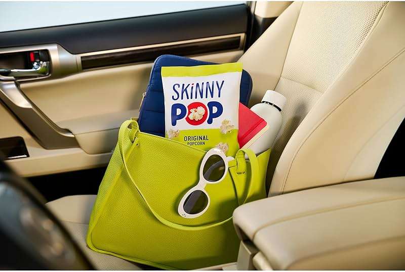 SkinnyPop Popcorn, Original, Whole Grain, Dairy-Free Snack, 0.65oz Bags (30ct) - Image 3