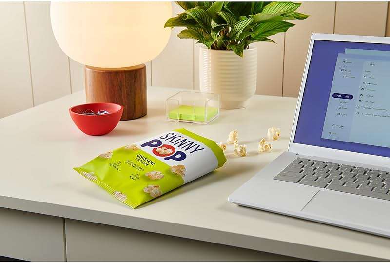 SkinnyPop Popcorn, Original, Whole Grain, Dairy-Free Snack, 0.65oz Bags (30ct) - Image 4