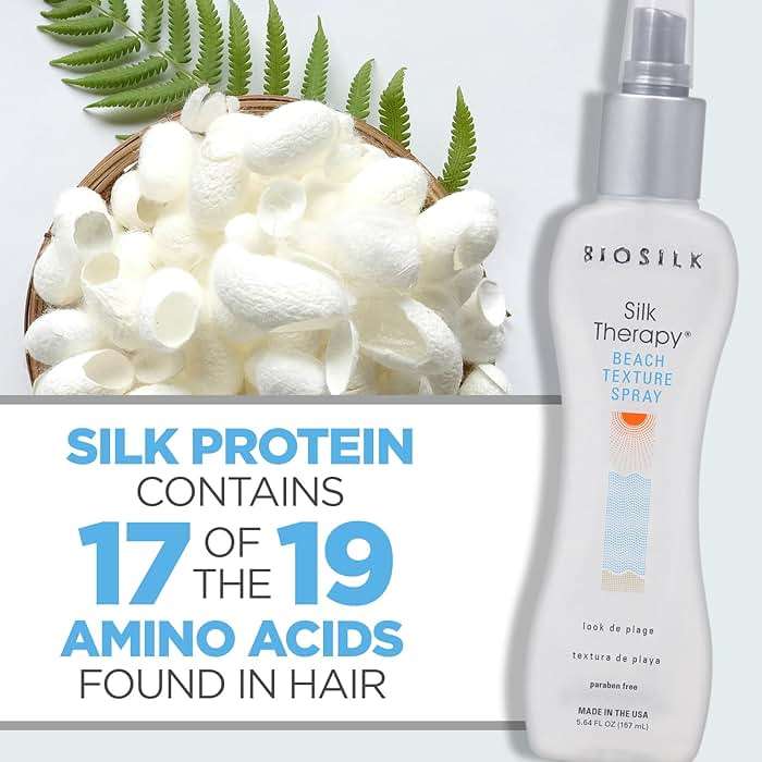 BioSilk Beach Texture, Styling Salt Spray for Natural Waves & Texture, Sulfate, Paraben, & Cruelty-Free, 5.64 oz - Image 6