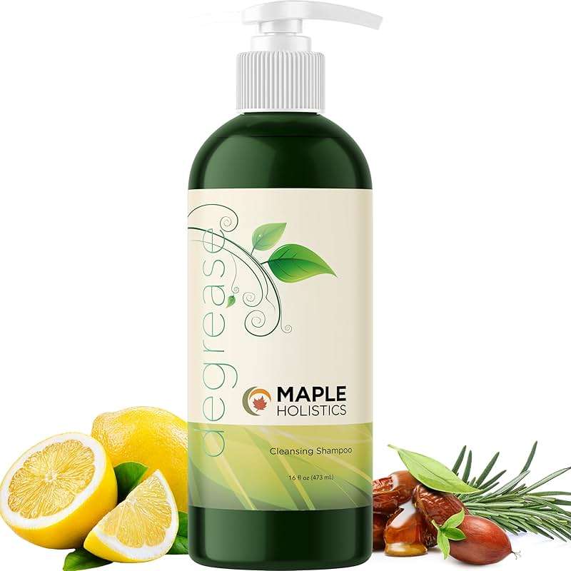 Oily Hair Shampoo for Greasy Hair - Clarifying Shampoo for Oily Hair and Dry Scalp Cleanser for Build Up - Deep Cleansing Shampoo for Oily Scalp Toner with Purifying Essential Oils for Hair Care - Image 1