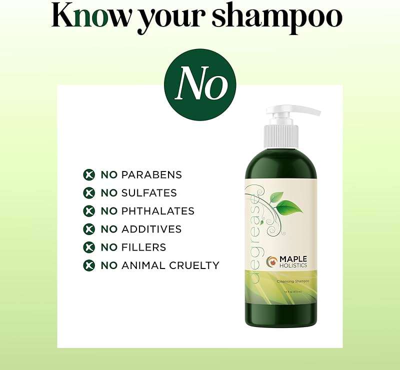 Oily Hair Shampoo for Greasy Hair - Clarifying Shampoo for Oily Hair and Dry Scalp Cleanser for Build Up - Deep Cleansing Shampoo for Oily Scalp Toner with Purifying Essential Oils for Hair Care - Image 3