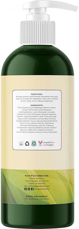 Oily Hair Shampoo for Greasy Hair - Clarifying Shampoo for Oily Hair and Dry Scalp Cleanser for Build Up - Deep Cleansing Shampoo for Oily Scalp Toner with Purifying Essential Oils for Hair Care - Image 4