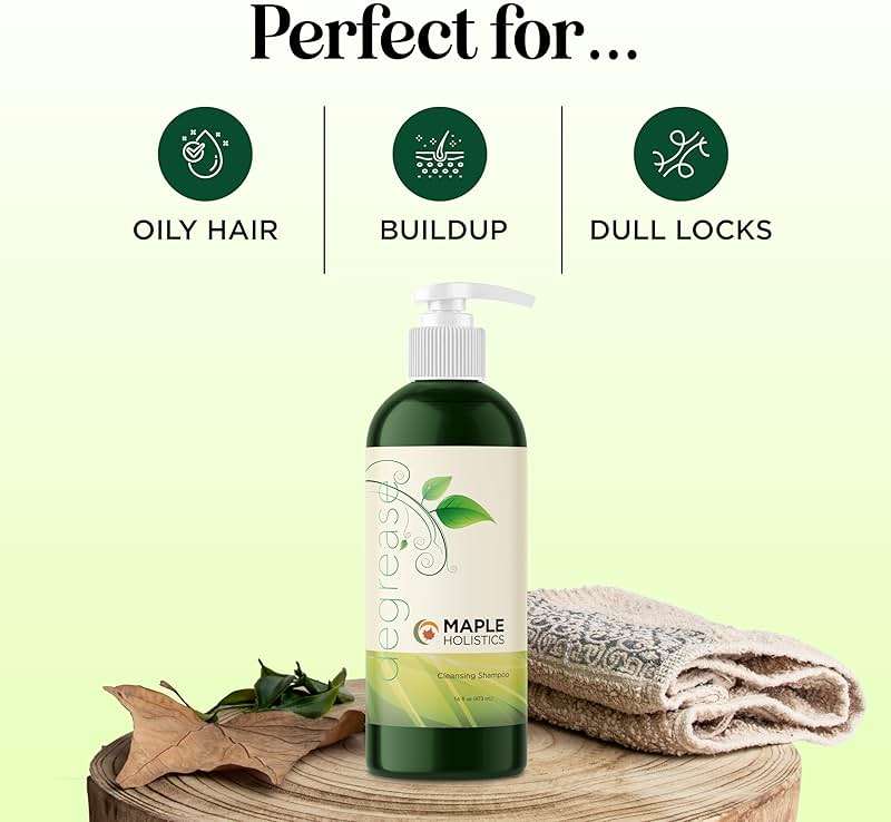 Oily Hair Shampoo for Greasy Hair - Clarifying Shampoo for Oily Hair and Dry Scalp Cleanser for Build Up - Deep Cleansing Shampoo for Oily Scalp Toner with Purifying Essential Oils for Hair Care - Image 5