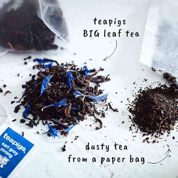 Teapigs Earl Grey Strong Tea Made With Whole Tea Leaves, Natural Ingredients, Non-GMO, Bold Bergamot Flavor â€“ 50 Count (1 Pack of 50 Teabags) - Image 2