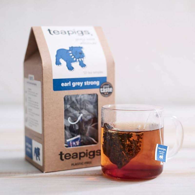 Teapigs Earl Grey Strong Tea Made With Whole Tea Leaves, Natural Ingredients, Non-GMO, Bold Bergamot Flavor â€“ 50 Count (1 Pack of 50 Teabags) - Image 3