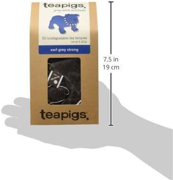 Teapigs Earl Grey Strong Tea Made With Whole Tea Leaves, Natural Ingredients, Non-GMO, Bold Bergamot Flavor â€“ 50 Count (1 Pack of 50 Teabags) - Image 5