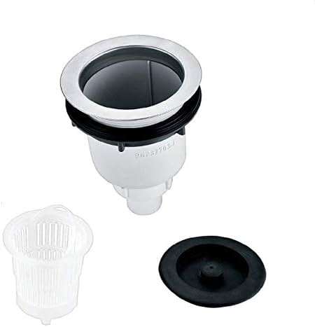 Plastic Drain Set for Salon Shampoo Bowls and Backwash Units - Image 1