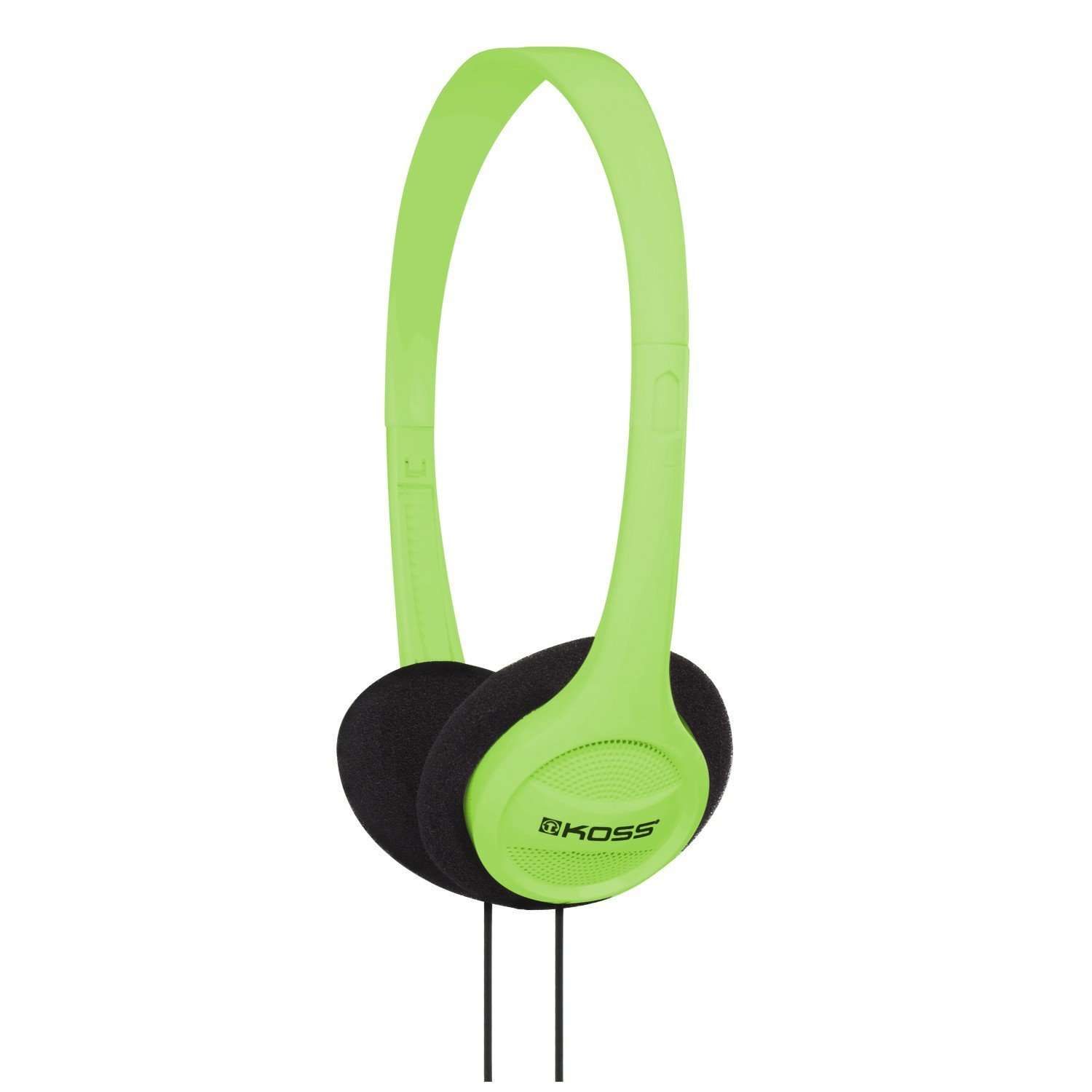 Koss KPH7G Portable On-Ear Headphone with Adjustable Headband - Green, 8.7 x 6.2 x 2.0 - Image 1