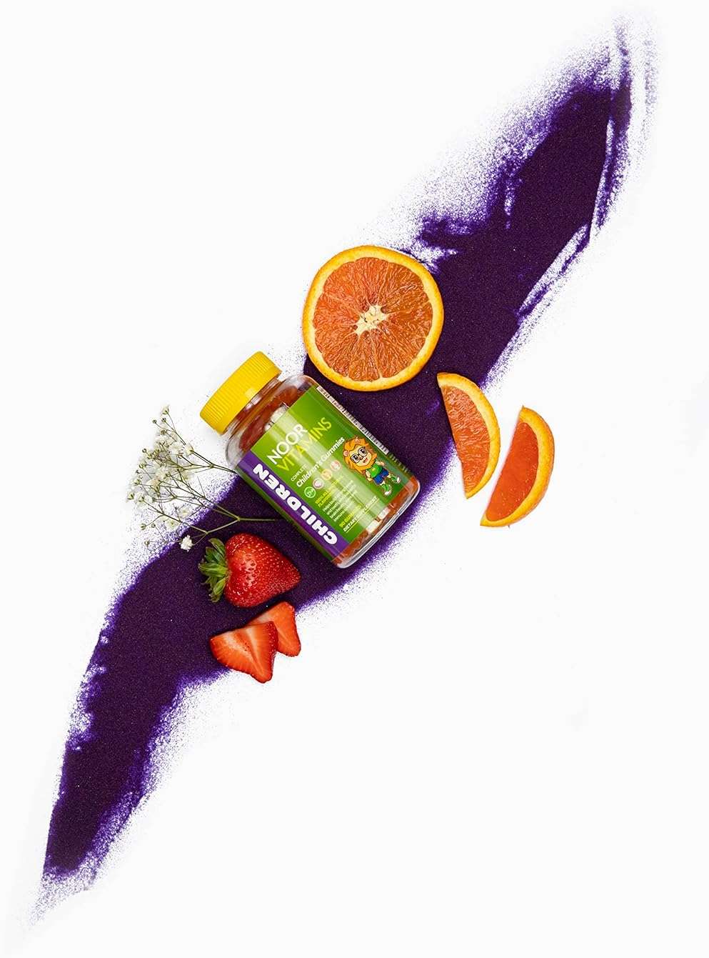 Noor Vitamins Halal Vitamins, Kids Vitamins, Kids Multivitamin Gummies: Vitamin C for Kids, D3, and Zinc for Immunity, B6 B12 for Energy. Gluten Free Halal Gummies, 90 Count Gummy Vitamins for Kid - Image 6