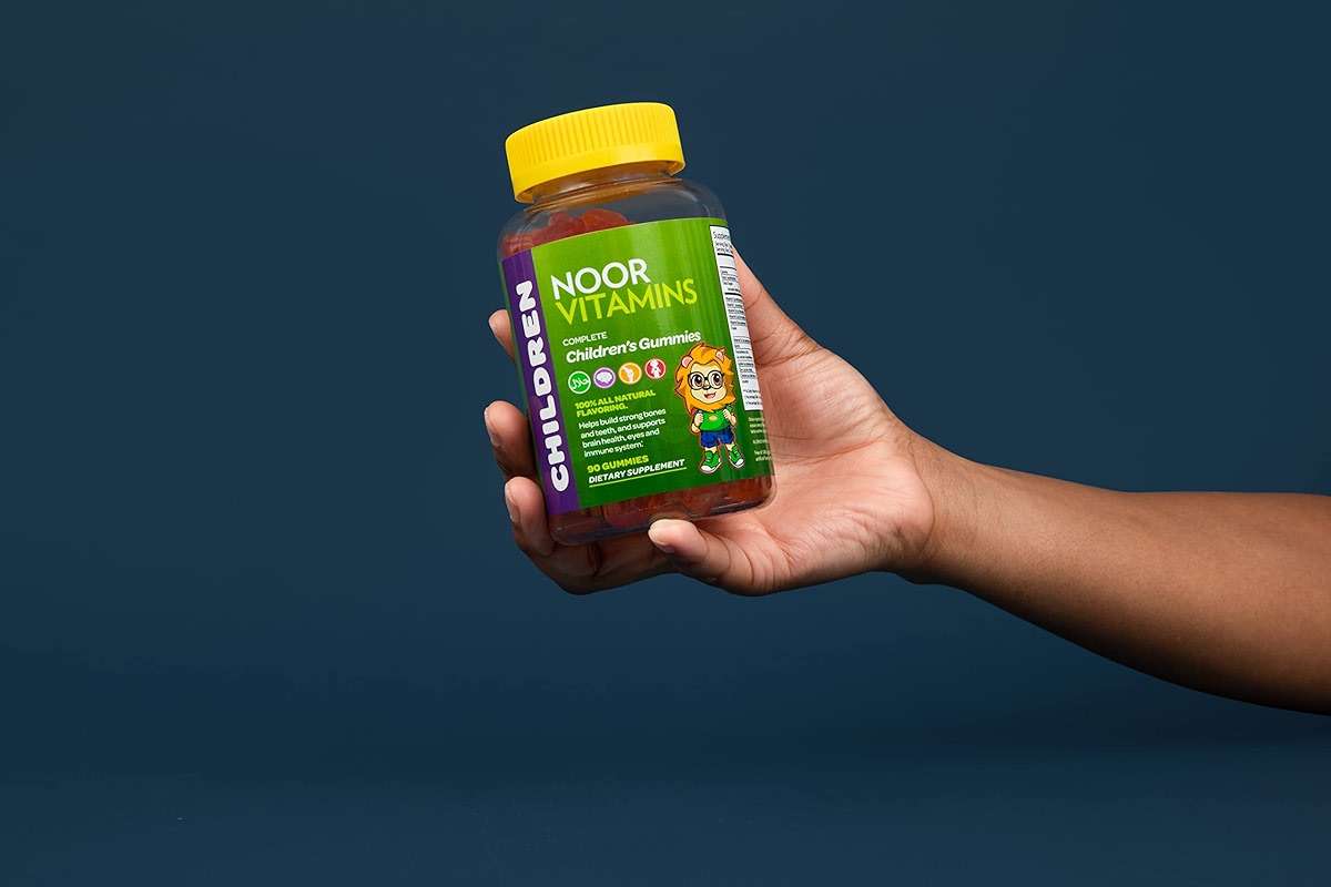 Noor Vitamins Halal Vitamins, Kids Vitamins, Kids Multivitamin Gummies: Vitamin C for Kids, D3, and Zinc for Immunity, B6 B12 for Energy. Gluten Free Halal Gummies, 90 Count Gummy Vitamins for Kid - Image 7