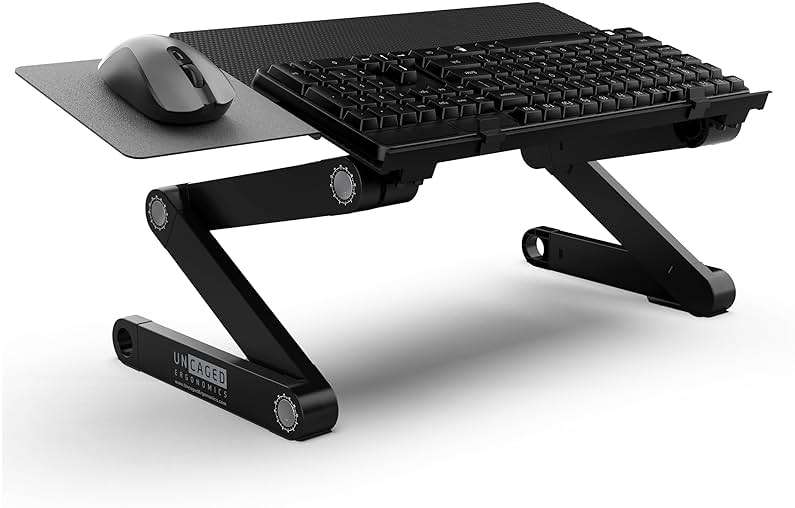 Uncaged Ergonomics WorkEZ Adjustable Computer Keyboard Stand for Desk, Keyboard & Mouse Riser, Ergonomic Portable Stand for Desktop, Computer Keypad Riser for Desk | Ergonomic Portable Stand, for Desktop, for Desk, for Desk - Image 9