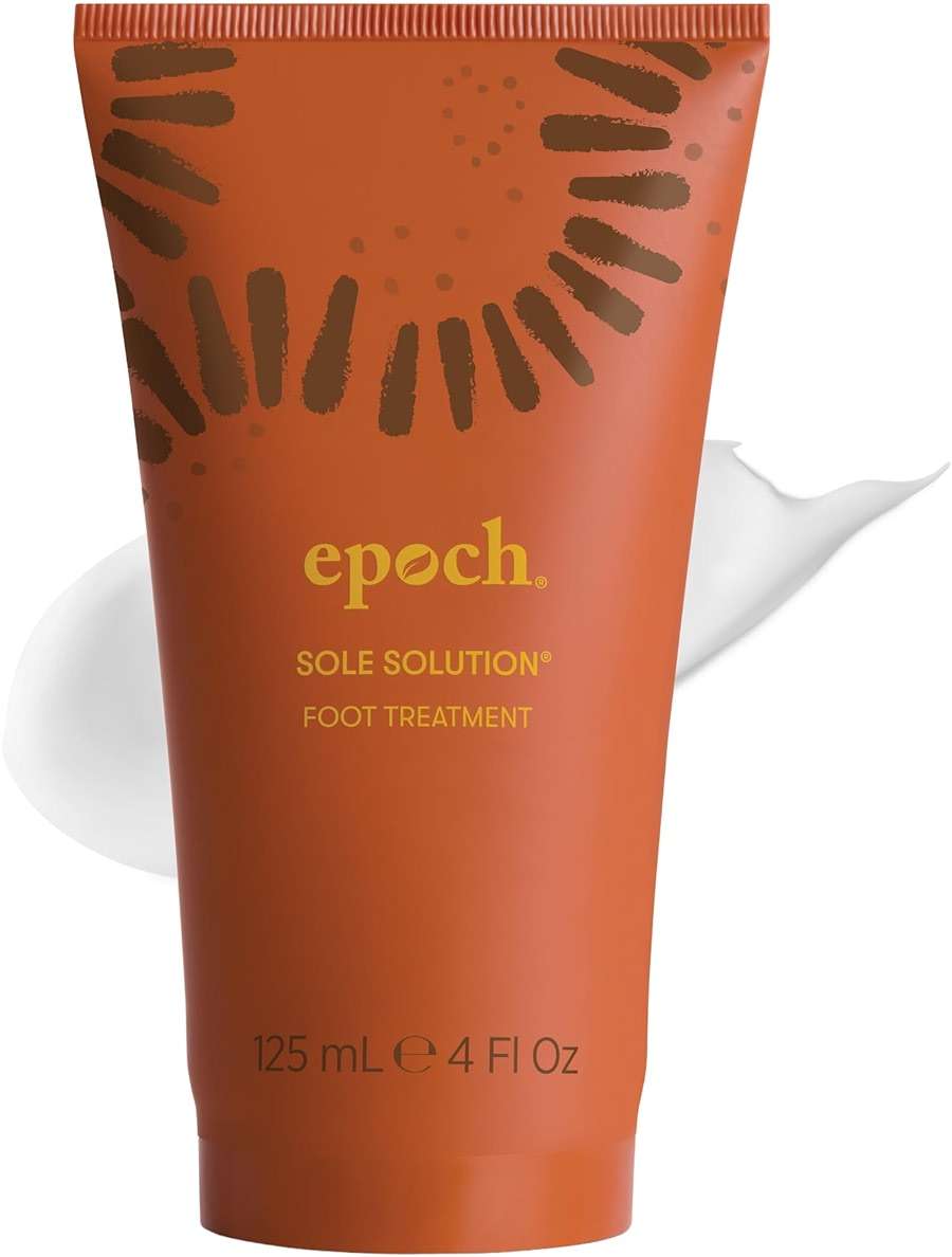 Nu Skin Epoch Sole Solution Foot Treatment | Intensive Moisturizing Cream for Dry Feet, Rough Skin & Heels | Softens Calluses With Natural Papain, Urea, Baobab & Allantoin | 4 oz | 1 Pack - Image 1