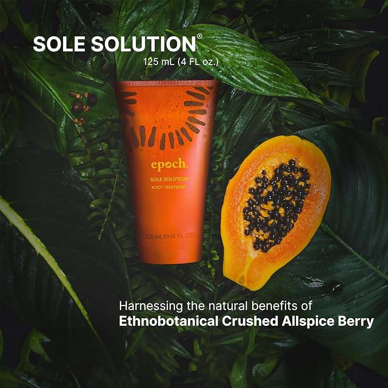 Nu Skin Epoch Sole Solution Foot Treatment | Intensive Moisturizing Cream for Dry Feet, Rough Skin & Heels | Softens Calluses With Natural Papain, Urea, Baobab & Allantoin | 4 oz | 1 Pack - Image 7
