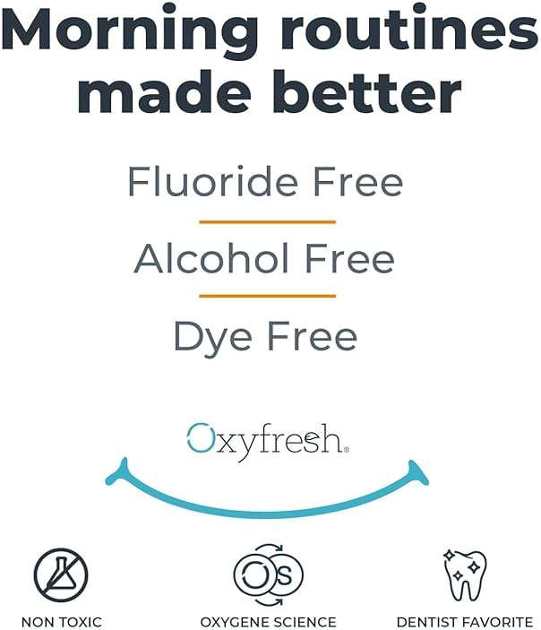 Oxyfresh Lemon Mint Fresh Breath Mouthwash – Bad Breath Treatment – SLS & Fluoride Free – Alcohol Free, Gentle Nonburning with Xylitol & Essential Oils – 16 Fl Oz - Image 9