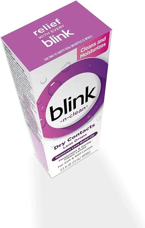 Bausch + Lomb Blink N Clean Dry Contacts, Lens Drops, 0.5 Fl Oz - Image 5