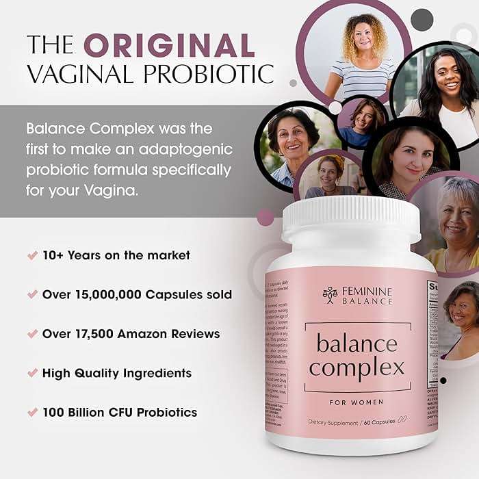 Balance Complex 17-in-1 Vaginal Health 100 Billion Probiotics for Women pH Balance with Cranberry & D-Mannose | Promote Urinary Tract Health for Vaginal Odor & Vaginal Flora, 60 Capsules - Image 2