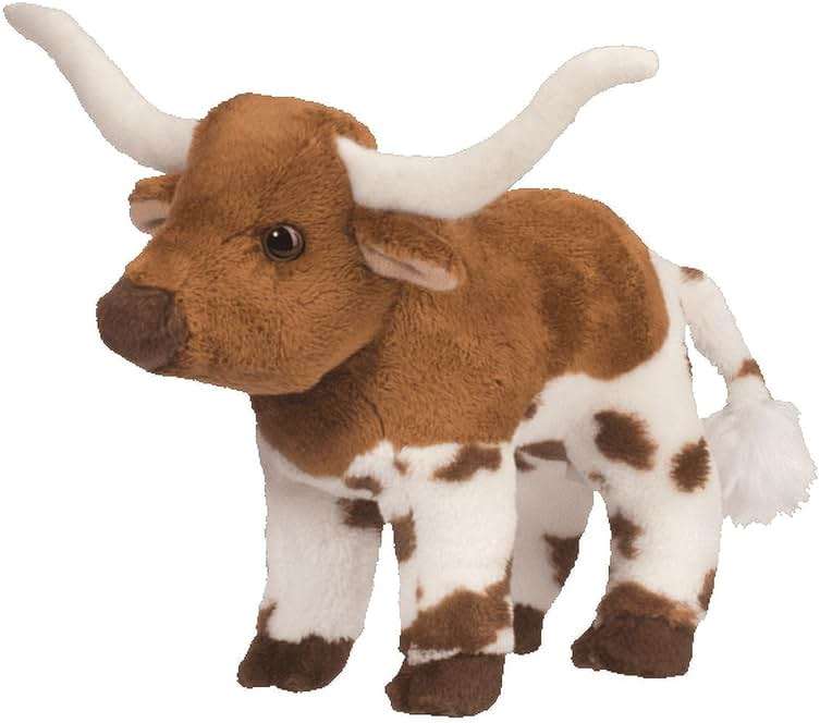 Douglas Zeb Texas Longhorn Bull Plush Stuffed Animal - Image 1