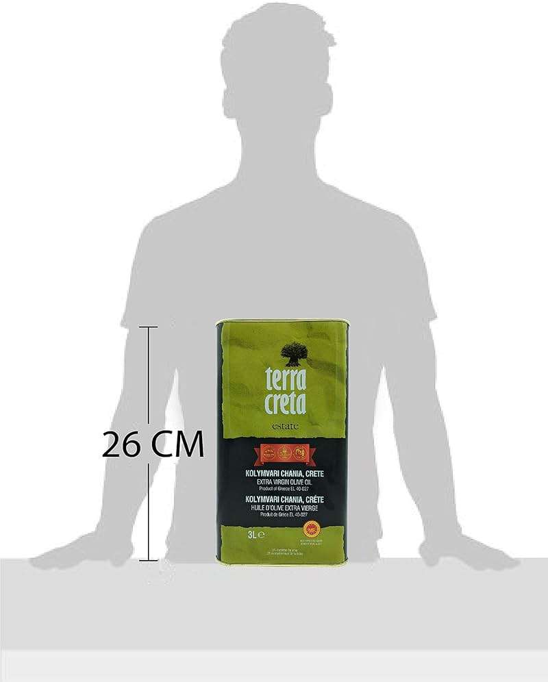 Terra Creta | Award Winning | Kolymvari Estates | 100% Pure Greek Olive Oil | Cold Extracted | Protective Designation of Origin | 3Ltr - (101.4 fl.oz) Tin - Image 5