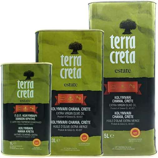 Terra Creta | Award Winning | Kolymvari Estates | 100% Pure Greek Olive Oil | Cold Extracted | Protective Designation of Origin | 3Ltr - (101.4 fl.oz) Tin - Image 6