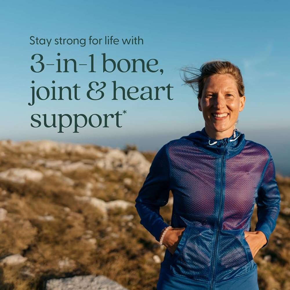 New Chapter Bone Strength Take Care - Bone & Heart Health Supplement - Clinically Studied Plant Calcium from Red Marine Algae - Vegan, Organic, Gluten Free & Kosher - 180 Slim Tablets - Image 2