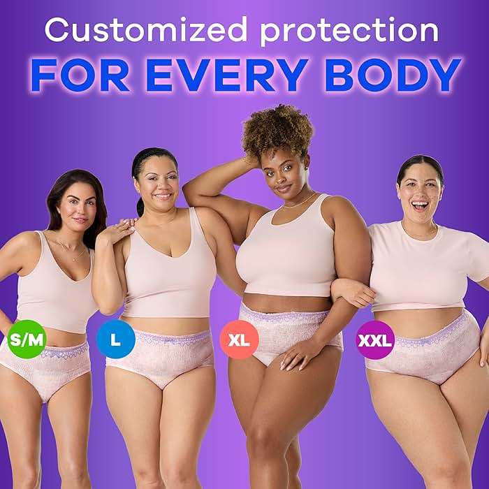 Always Discreet Adult Diapers for Women, Incontinence Underwear, Postpartum Essentials, Disposable Briefs, Max Absorbency, Bladder Leak Protection, Small/Medium, 32ct - Image 4
