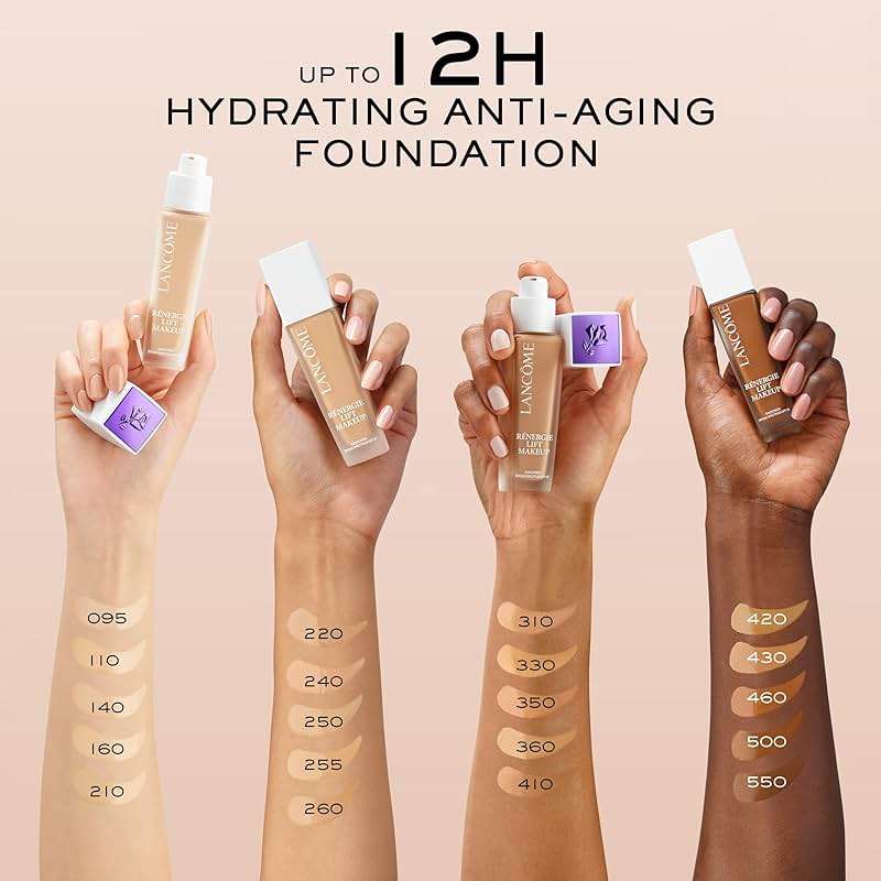 Lancôme Renergie Lift Makeup Foundation - Lightweight & Hydrating Formula, Medium-Full Coverage, SPF 27, Anti-Aging, Lifting & Firming, Up to 12H Wear - Image 4