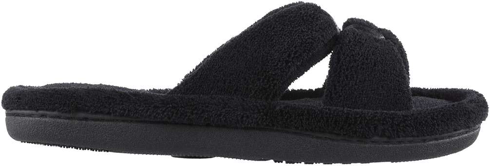 isotoner Women's Signature X-Slide Slipper, Satin Trim with Memory Foam - Image 4