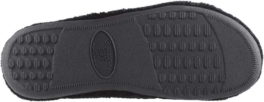 isotoner Women's Signature X-Slide Slipper, Satin Trim with Memory Foam - Image 5