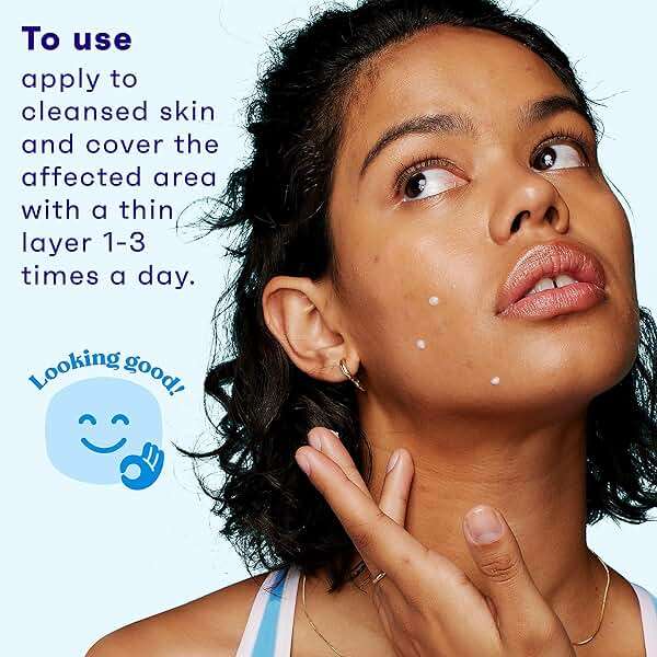 Clean & Clear Persa-Gel 10 Oil-Free Acne Spot Treatment with Maximum Strength 10% Benzoyl Peroxide, Topical Pimple Cream Visibly Reduces Acne in One Day, Fragrance-Free, 1 fl. oz - Image 4