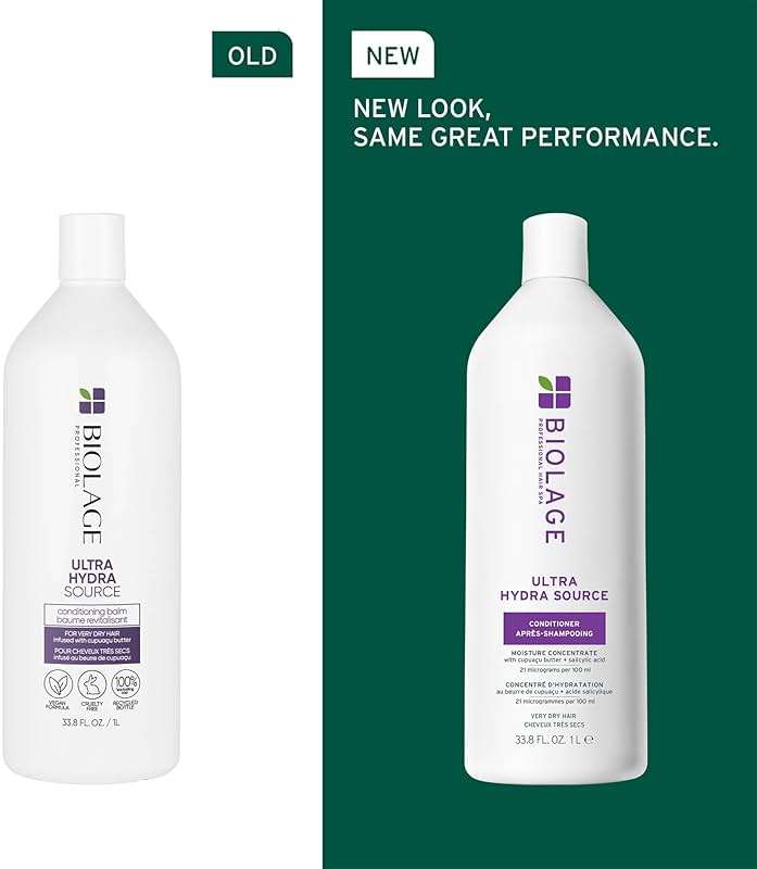 Biolage Ultra Hydra Source Conditioner - Intensely Condition, For Very Dry, Thick, Coarse Hair, Infused with Micro-dosed with Cupuaçu Butter & Salicylic Acid - Image 2