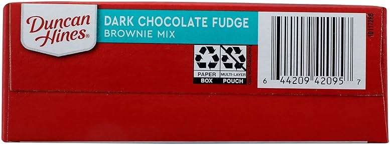 Duncan Hines Family Size Dark Chocolate Fudge Brownie Mix, 18.2 oz. - Image 4