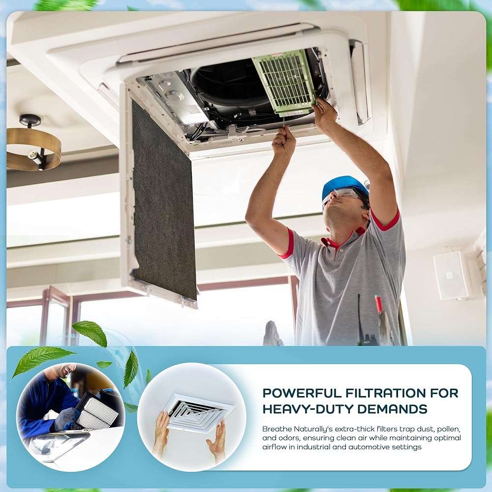 Breathe Naturally - Hapf600 HEPA Carbon Filter Replacement for Holmes Air Purifiers - High Efficiency Carbon Air Cleaner Filters - Compatible with Holmes HAPF600 Series - (4 Pack Carbon Filter C) - Image 6