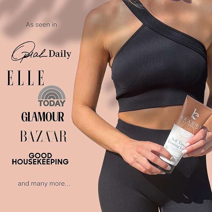 Beauty by Earth Self Tanner - USA Made with Natural & Organic Ingredients, Moisturizing Self Tanning Lotion with Aloe Vera & Coconut for a Natural Glow, Streak-Free Fake Tan (Medium) - Image 9
