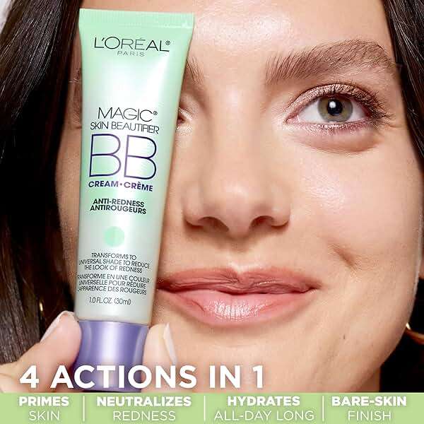 L'Oréal Paris Makeup Magic Skin Beautifier BB Cream Tinted Moisturizer, Anti-Redness, 1 fl oz, 1 Count - Image 2