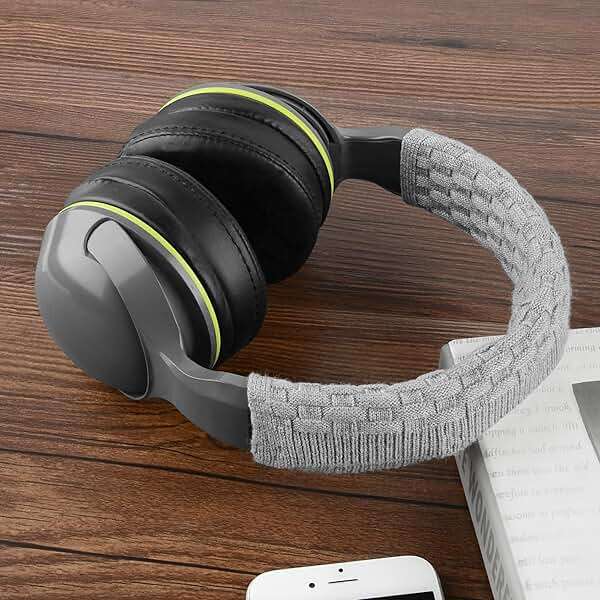 Geekria Knit Fabric Headband Cover Compatible with Sony WH-1000XM6/M5/XM4, INZONE H7/ H9, Beats Studio 3, ULTRASONE Signature Fusion Headphones, Replacement Repair Part (Grey) - Image 6