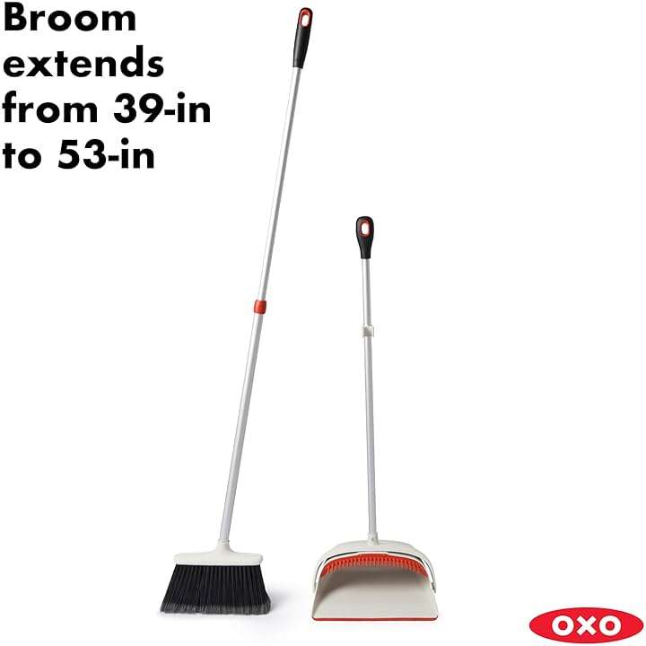 OXO Large Upright Sweep Set, Off-white, 8.5" - 12" - Image 2