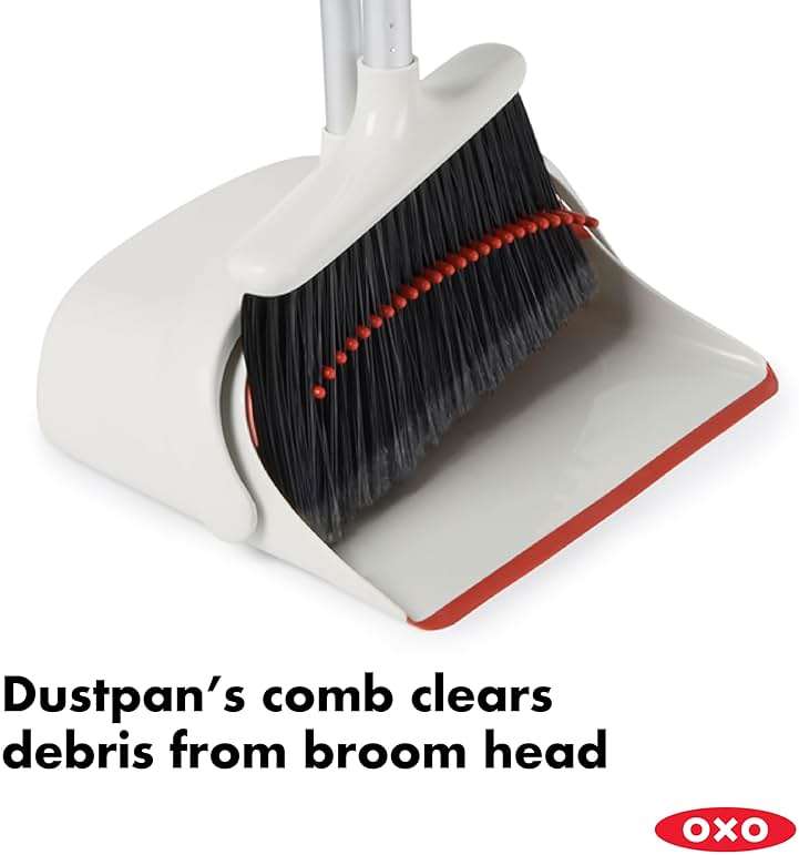 OXO Large Upright Sweep Set, Off-white, 8.5" - 12" - Image 4