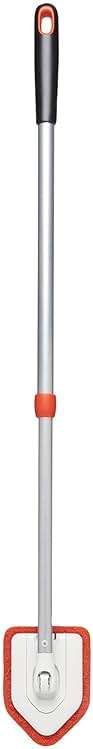OXO Good Grips Extendable Shower, Tub and Tile Scrubber – 42 in, Versatile Cleaning Supplies, Non-Scratch Shower Cleaner with Adjustable Handle - Image 3