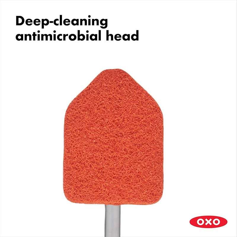 OXO Good Grips Extendable Shower, Tub and Tile Scrubber – 42 in, Versatile Cleaning Supplies, Non-Scratch Shower Cleaner with Adjustable Handle - Image 10