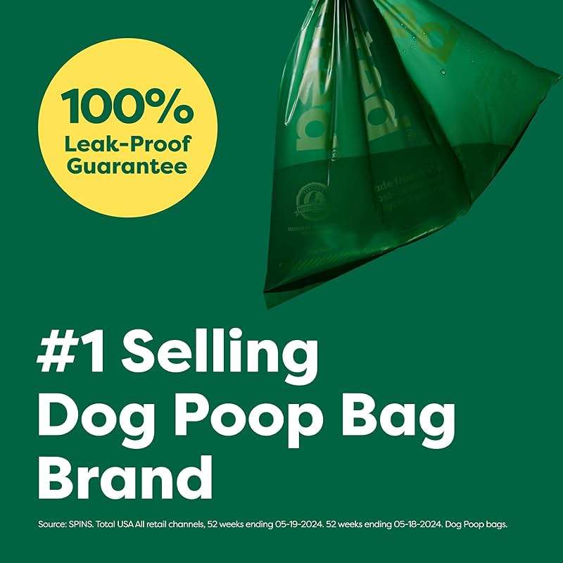 Earth Rated Poop Bags for Dogs, Guaranteed Leak Proof and Extra Thick Waste Bag Refill Rolls, Unscented, 270 Bags - Image 2
