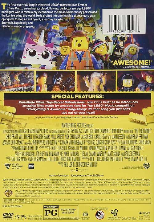 The Lego Movie (DVD + Digital HD) (Widescreen) - Image 2