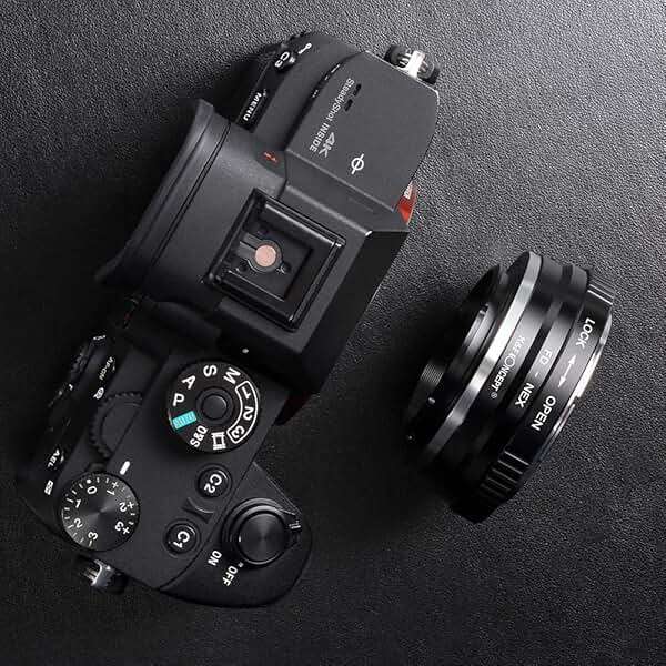 K&F Concept Lens Mount Adapter FD to NEX Compatible for Canon FD FL Lens to NEX E-Mount Camera Compatible for Sony Alpha NEX-7 NEX-6 NEX-5N NEX-5 NEX-C3 NEX-3 - Image 7
